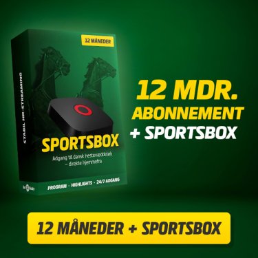 SportsBoxen inkl. 12 mdr. abonnement til Bet25live