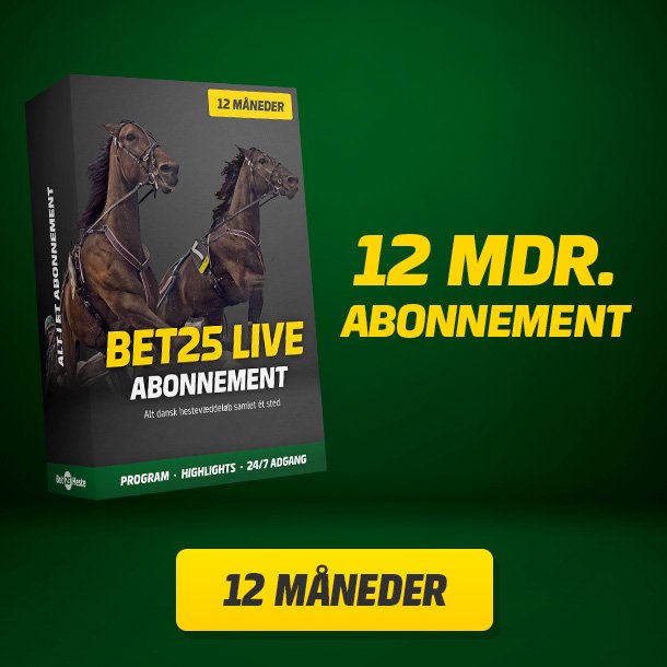 Bet25live abonnement, 12 m�neder